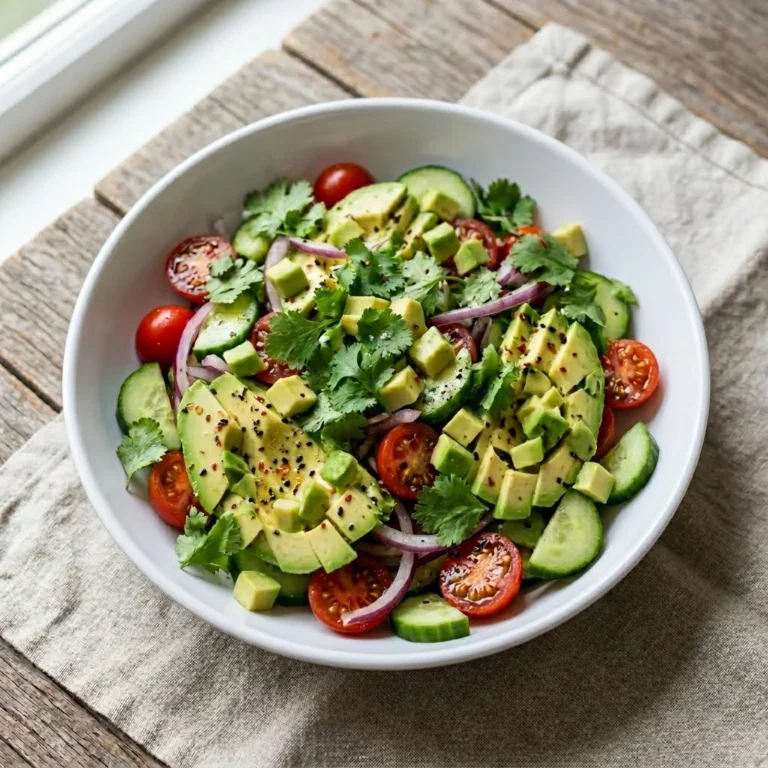 Quick and Easy Avocado Salad Recipe