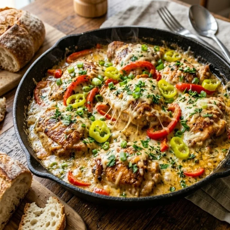 Creamy Pepperoncini Chicken Skillet: Your New Weeknight Favorite