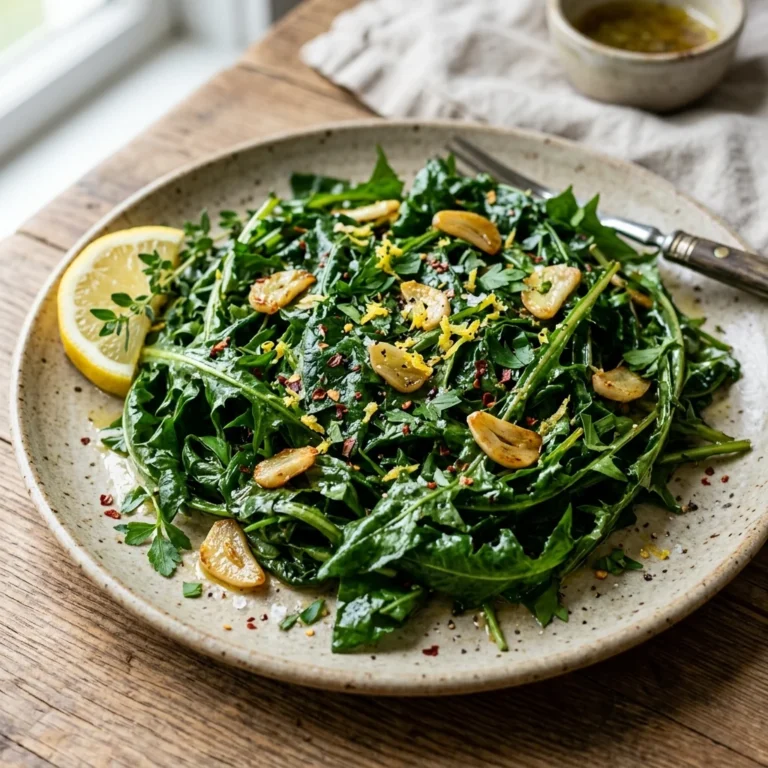 Healthy and Simple Dandelion Greens Recipe