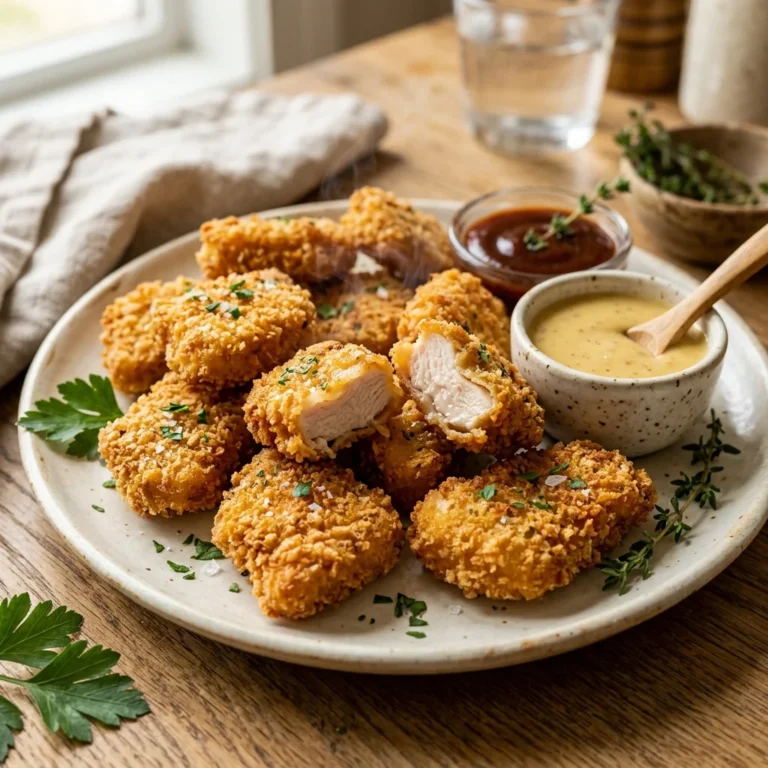 Crispy Homemade Chicken Nuggets Recipe