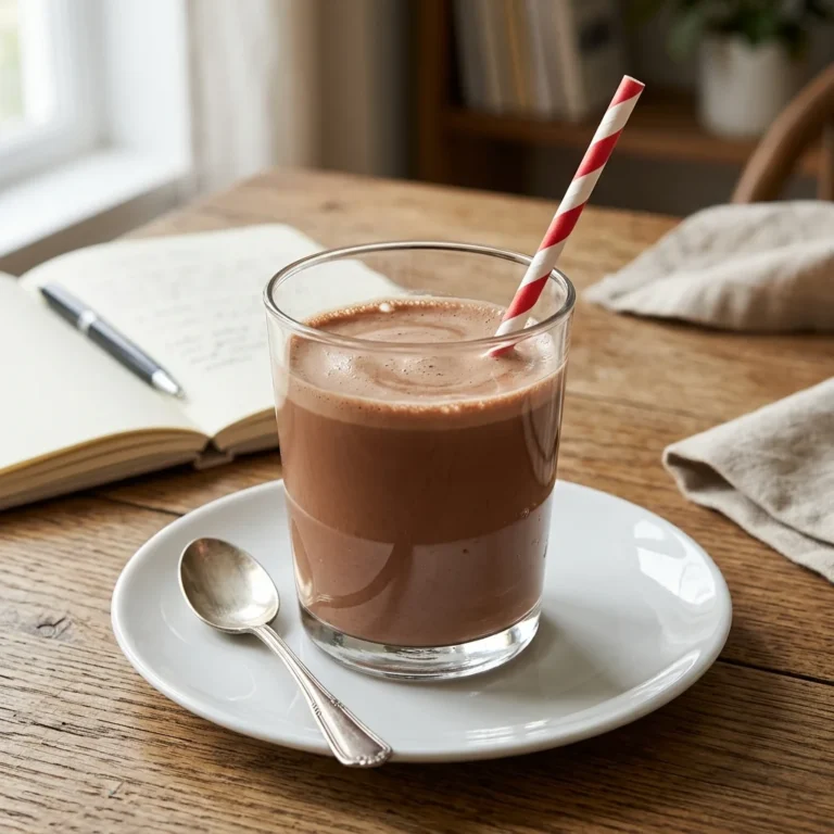 Homemade Creamy Chocolate Milk Recipe