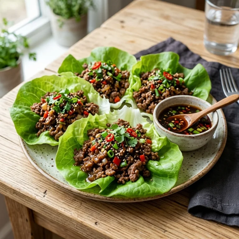 Lettuce Wrap Recipes with Ground Beef: A Fresh and Flavorful Meal in Minutes