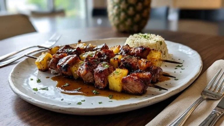 Pineapple BBQ Pork Skewers: A 15-Minute Grilling Dream for Busy Weeknights
