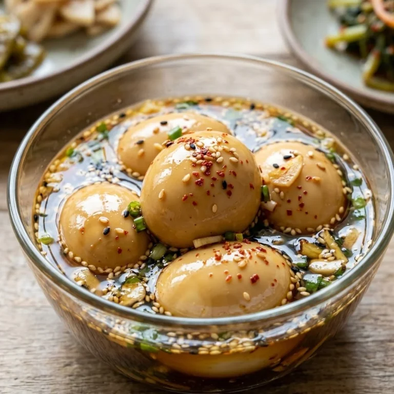 Soy Sauce Marinated Eggs with Sesame and Chili – A Simple, Flavorful Snack