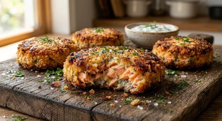 Homemade Canned Salmon Recipe & Crispy Potato Wedges – Easy Comfort Meal Guide