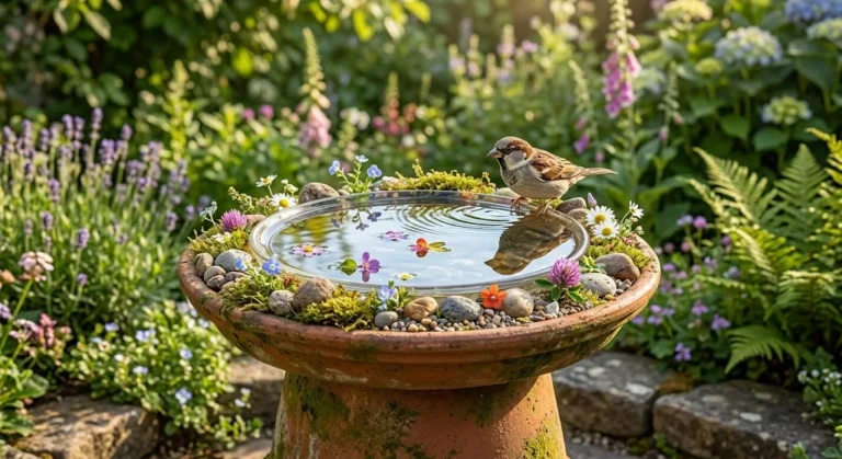 10 Gorgeous DIY Bird Bath Ideas for Feathered Friends