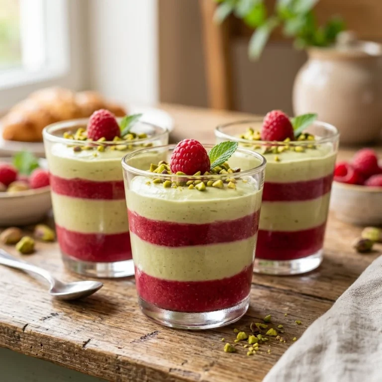 Layered Raspberry Pistachio Mousse Cups: A Delightful Dessert for Any Occasion