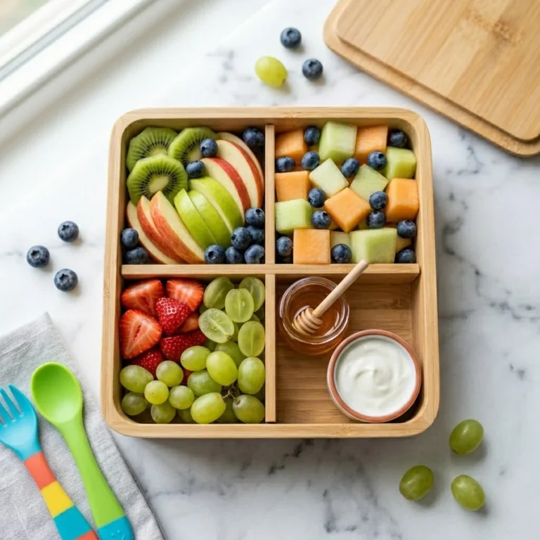 No Cook School Lunch Ideas for Busy Mornings – Easy Bento Lunch Box with Crispy Potato Wedges