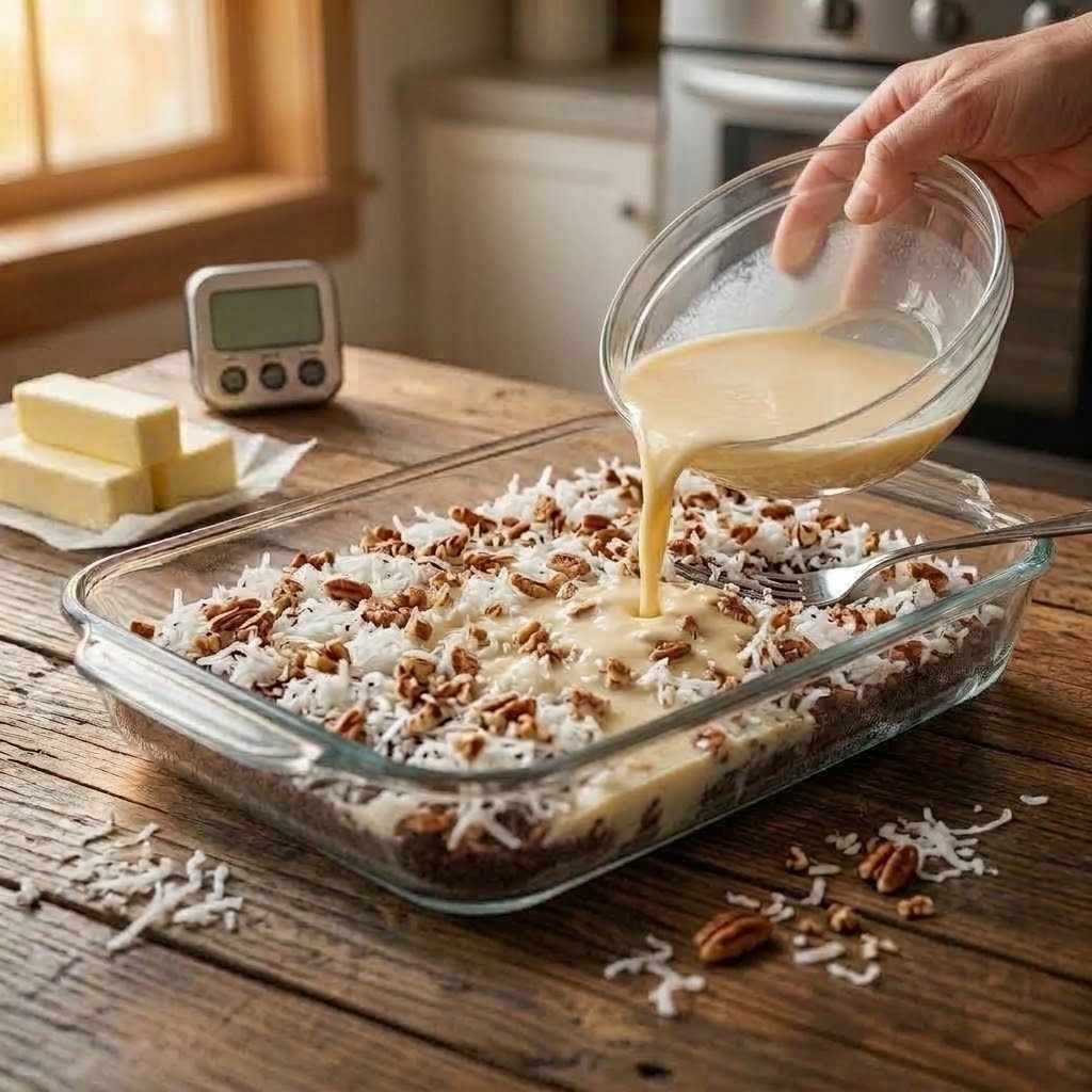Pour the Wet Ingredients