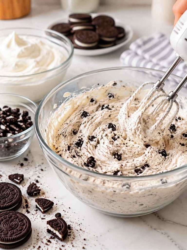 Step 3: Make the Cookies and Cream Filling