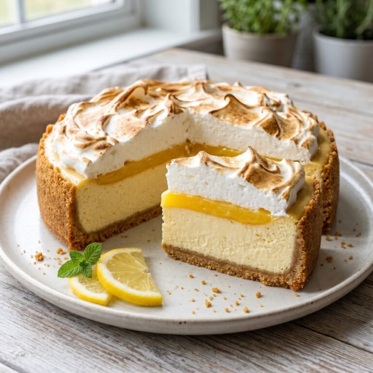 Lemon Meringue Cheesecake Recipe: A Refreshing Twist on a Classic Dessert