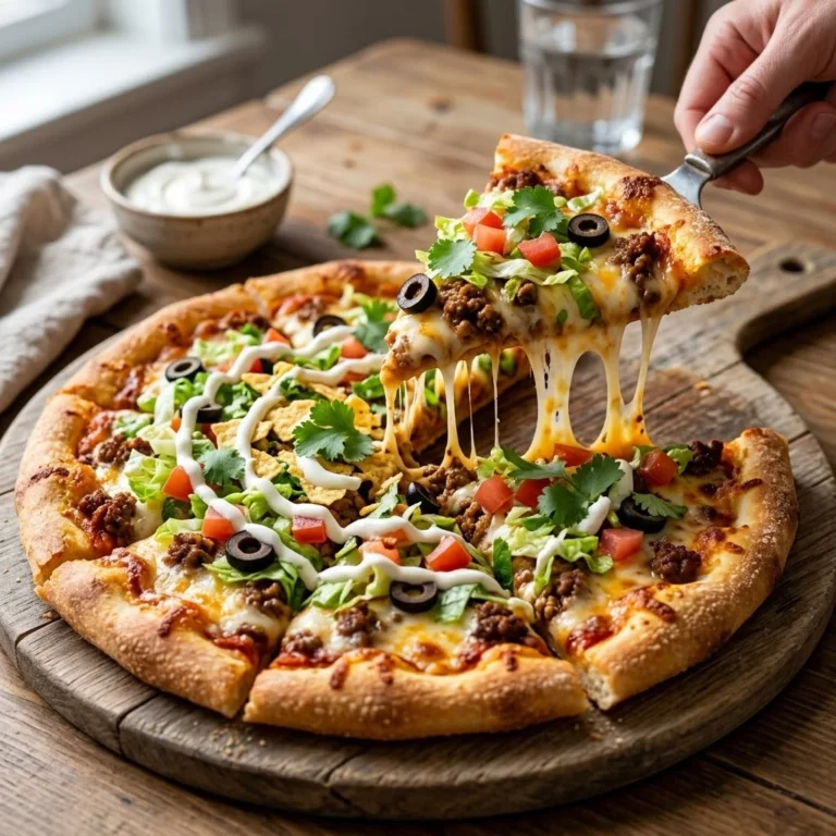 Healthy Taco Pizza Recipe: A Healthy Twist on Your Favorite Comfort Food