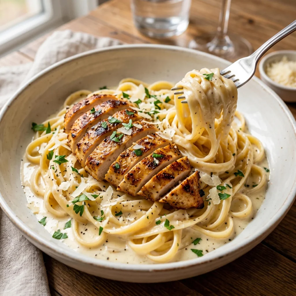 Make Chicken Alfredo at Home