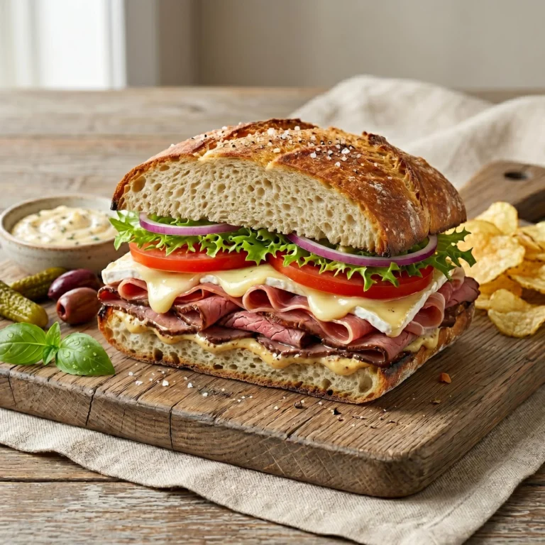 Ultimate Gourmet Ciabatta Sandwich Recipe: A Perfect Blend of Flavor and Freshness
