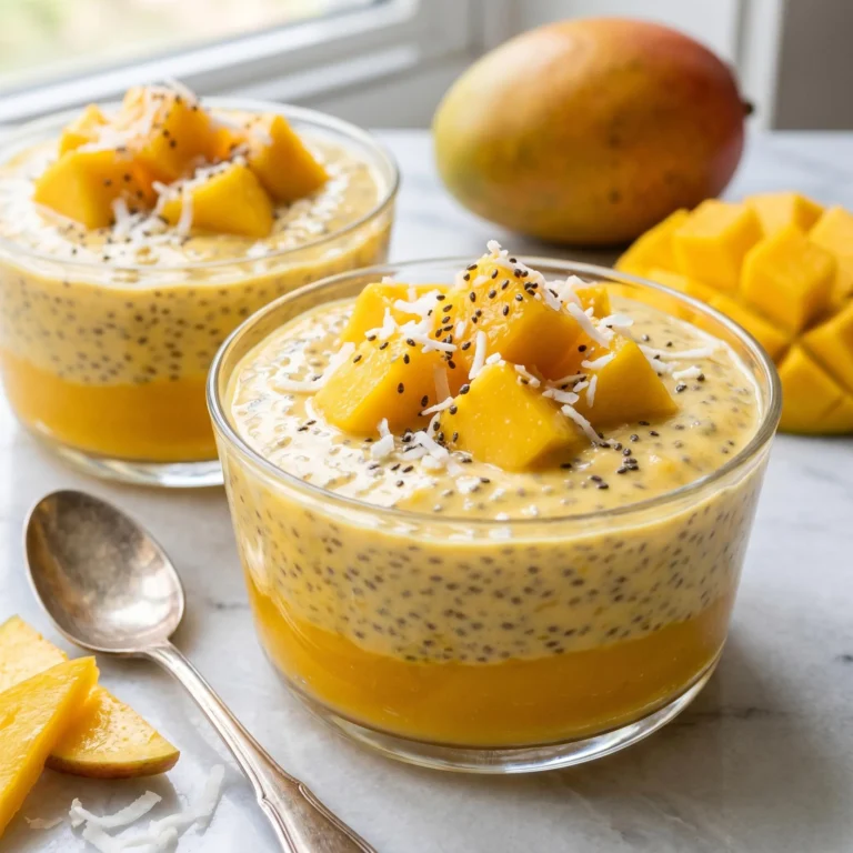 Creamy Mango Chia Pudding Recipe: A Tropical Delight