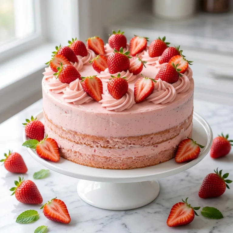 Easy Strawberry Gluten-Free Cake Recipe