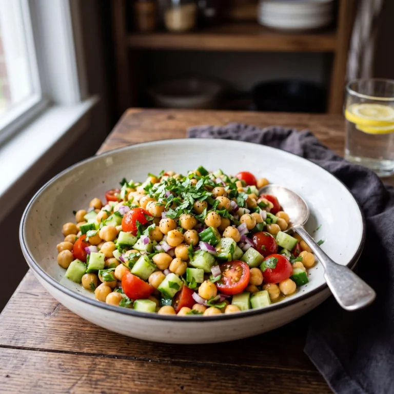 Chickpea Salad Recipe: Healthy and Refreshing