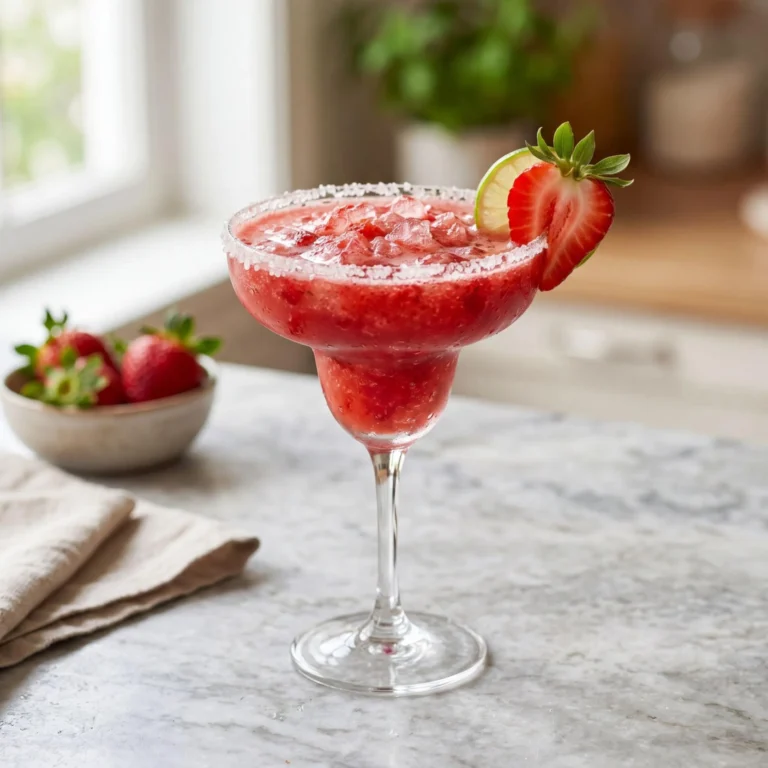 Easy Strawberry Margarita Mocktail Recipe: Refreshing, Sweet, and Simple