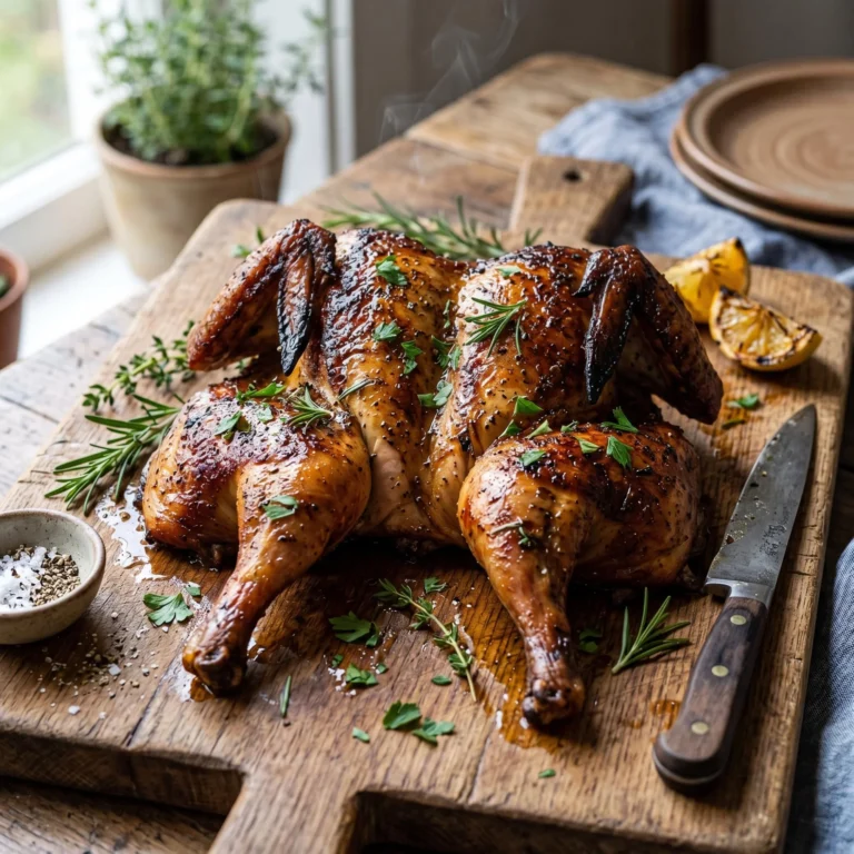 Juicy Smoked Spatchcock Chicken Recipe: Perfectly Tender and Flavorful