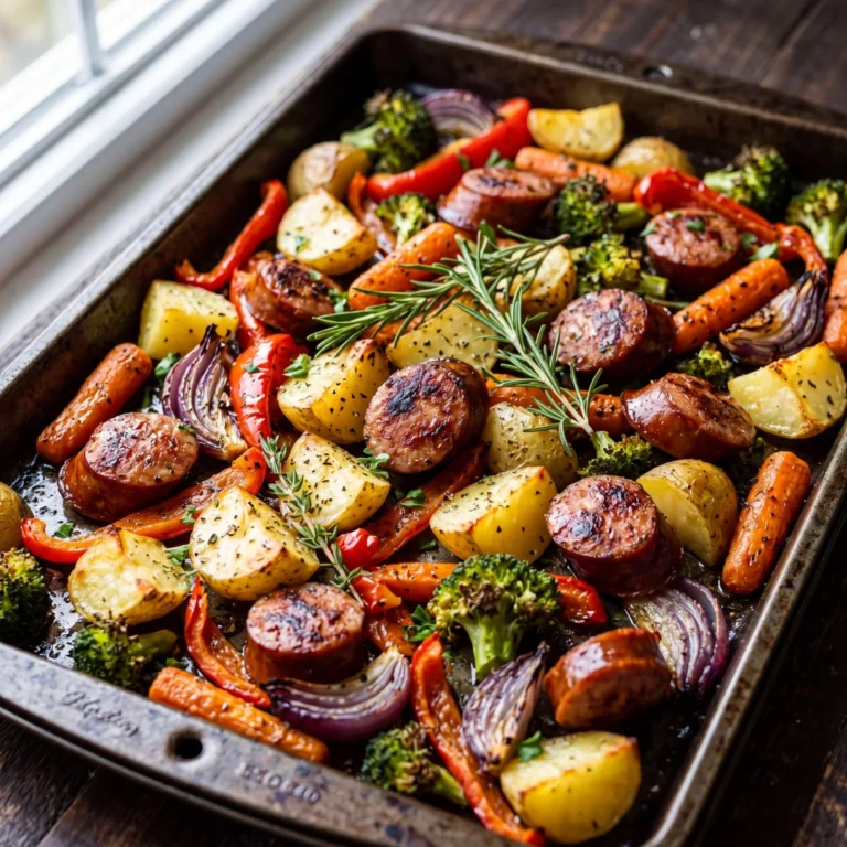 Kielbasa Sheet Pan Dinner Recipe: A Quick and Flavorful Weeknight Meal