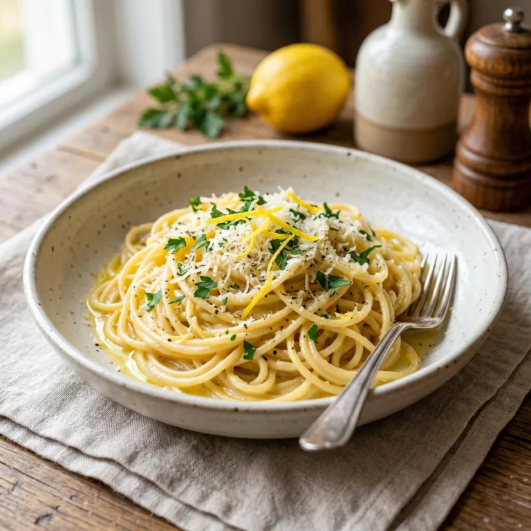 Creamy Lemon Pasta Recipe Simple