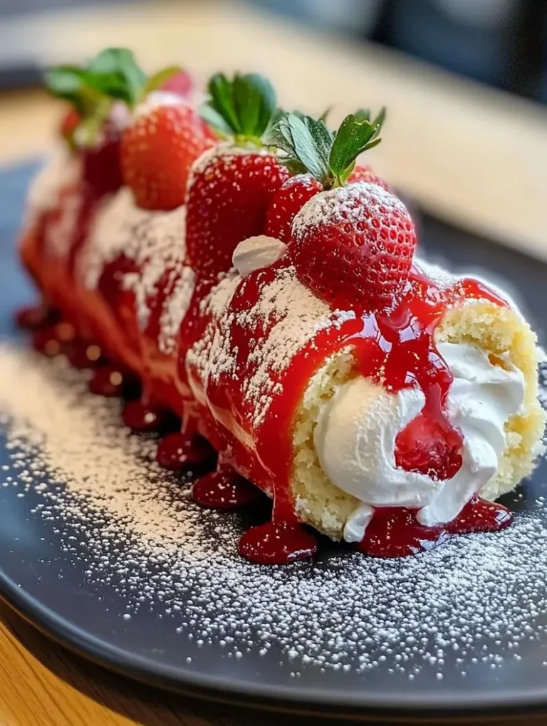 Strawberry Shortcake Cheesecake Sushi Rolls Recipe