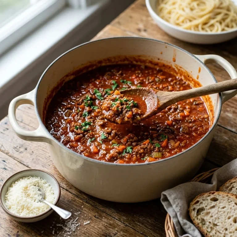 Easy Bolognese Sauce Recipe for Beginners: Rich, Hearty, and Simple to Make