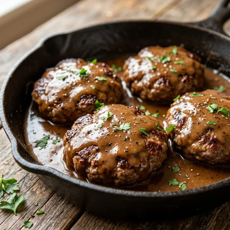 Easy Hamburger Steak with Gravy Recipe: A Comforting, Flavorful Meal in No Time