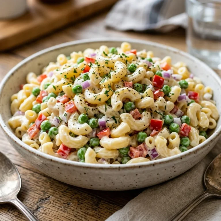 Easy Creamy Macaroni Salad Recipe: Creamy, Colorful, and Perfect for Any Occasion