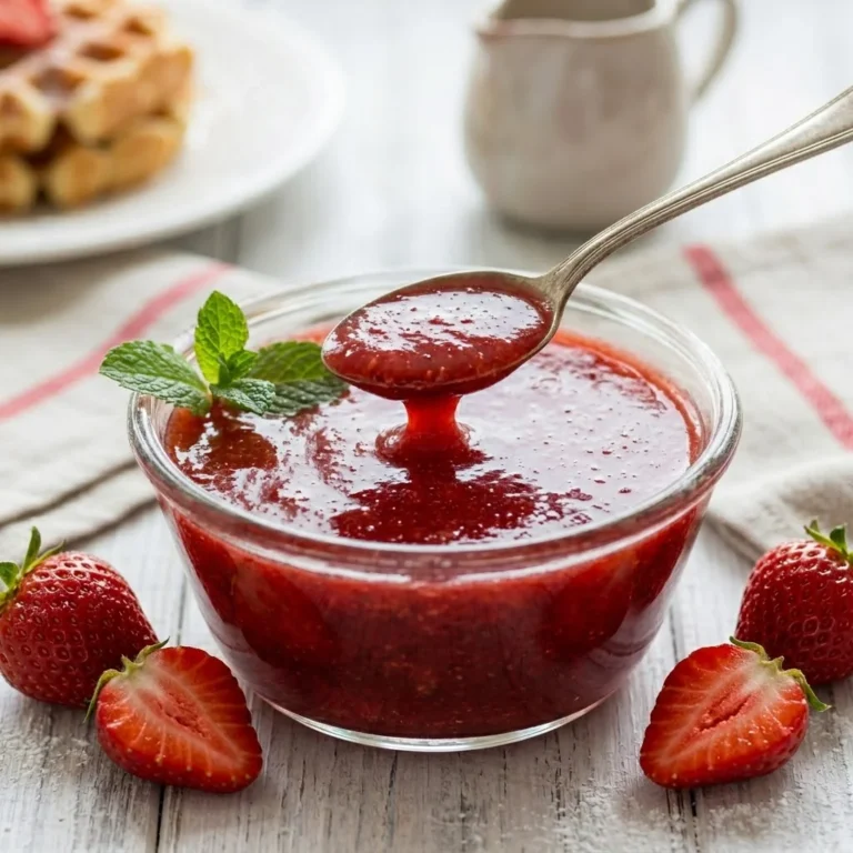 Simple Strawberry Sauce Recipe: Sweet, Fresh, and Easy to Make