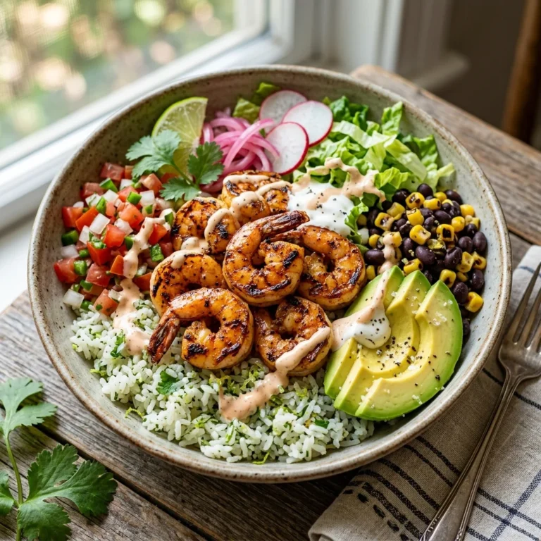 Healthy Shrimp Taco Bowl Recipe for Meal Prep: A Delicious, Balanced, and Easy-to-Make Meal