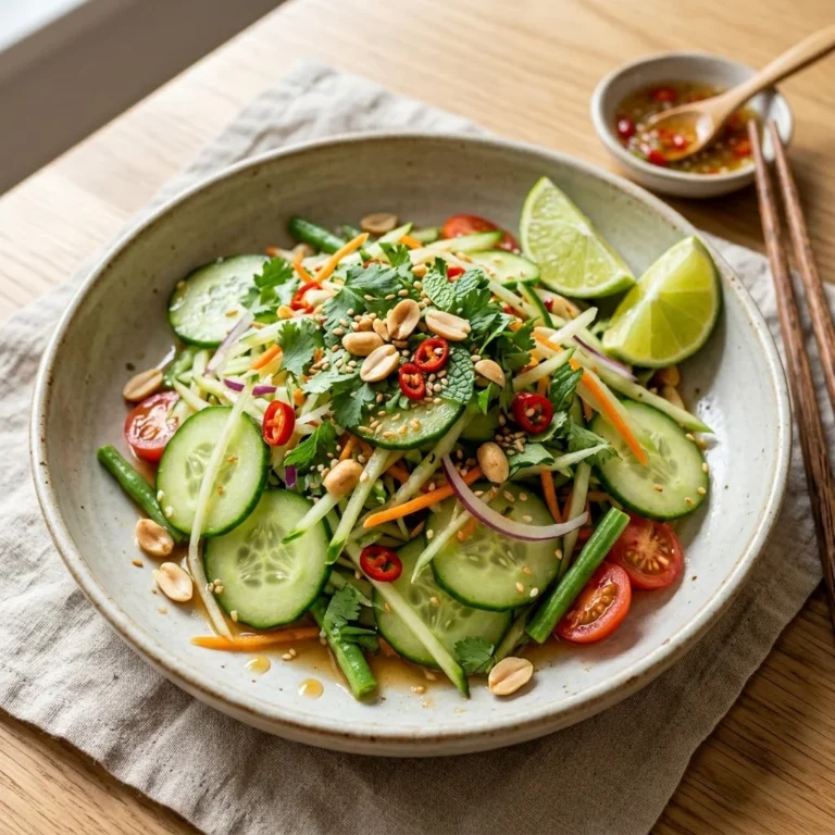 Thai Cucumber Salad Recipe: Fresh, Crunchy, and Bursting with Flavor