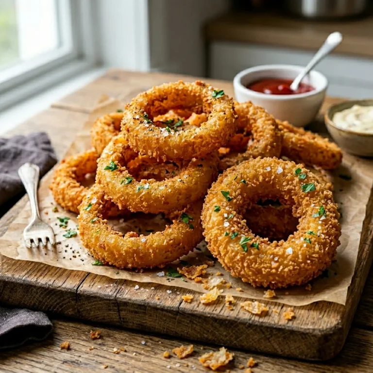 Homemade Extra Crispy Onion Rings Recipe