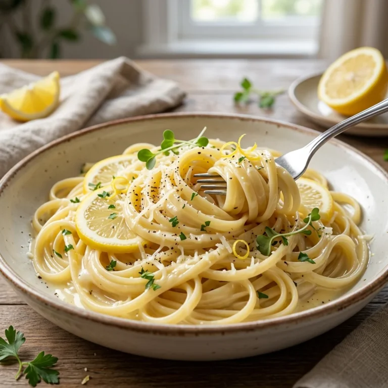 Creamy Lemon Parmesan Pasta Recipe