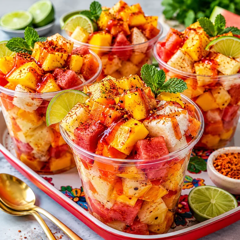 Mexican Fruit Cups for Party