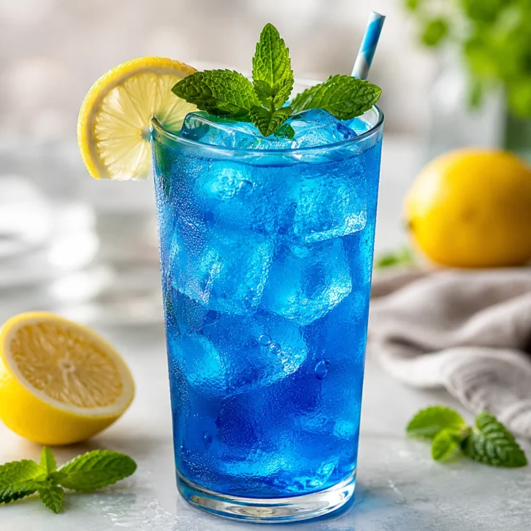 Blue Mocktails Recipe