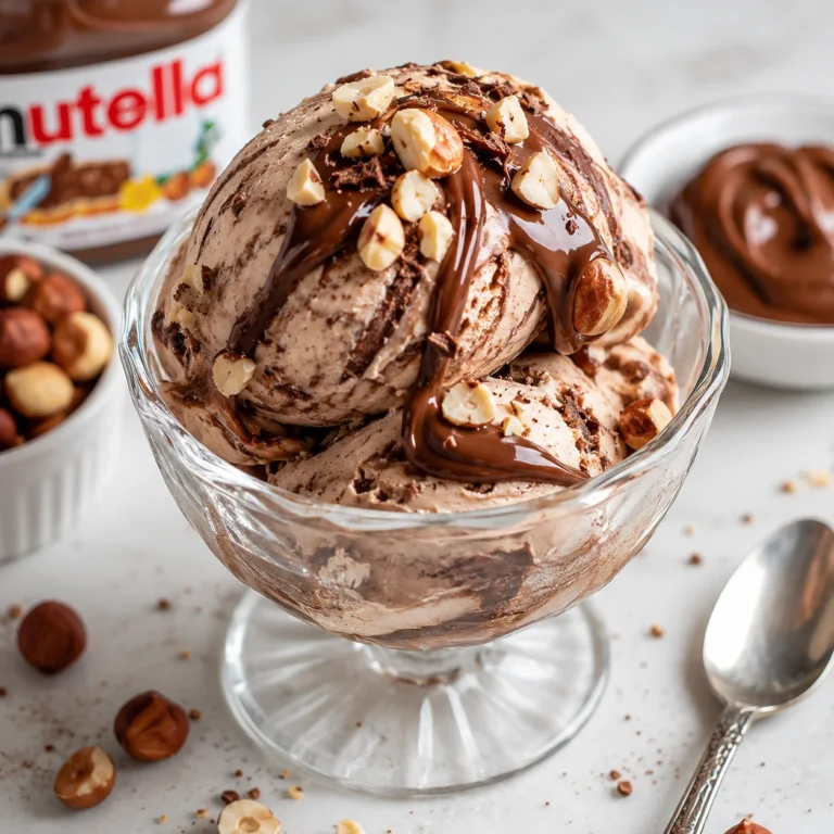Nutella Ice Cream Recipe