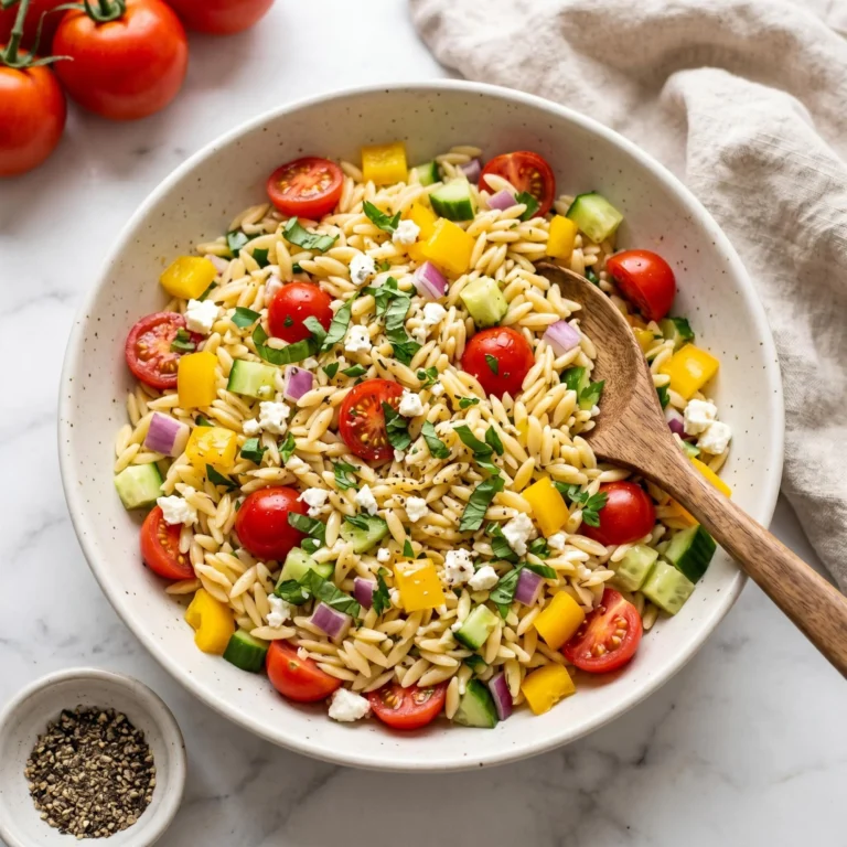 Easy Orzo Pasta Salad Recipe: Fresh, Flavorful, and Perfect for Any Occasion