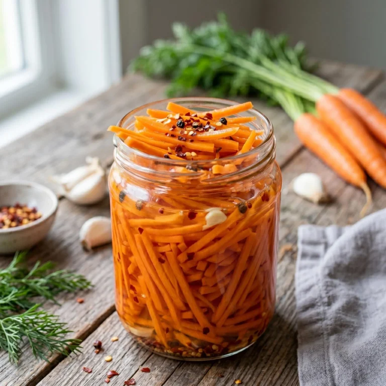 Pickled Carrots Recipe (Spicy)