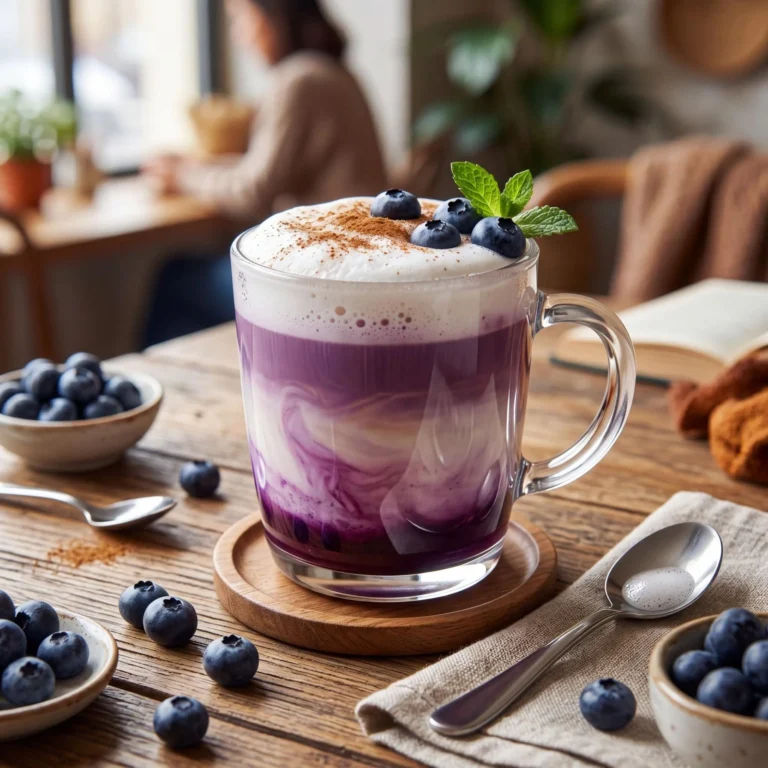 Blueberry Iced Latte Recipe