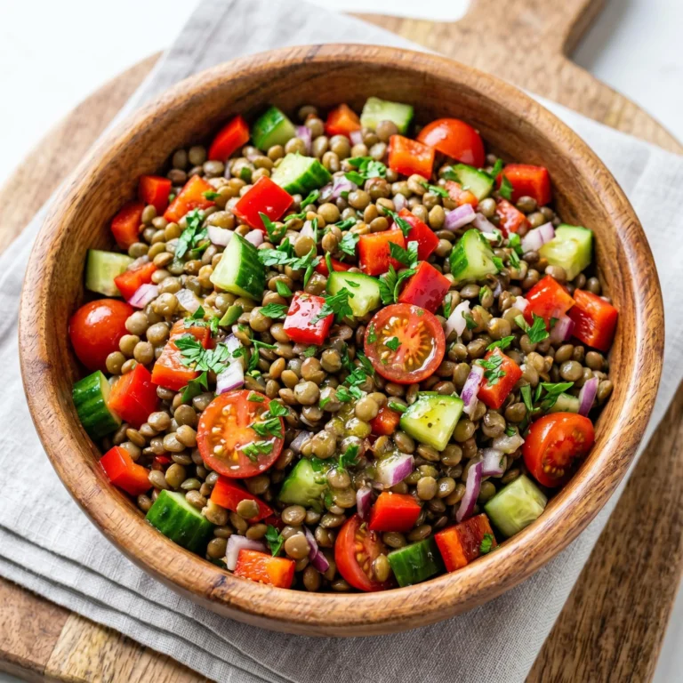 Healthy Lentil Salad Recipe