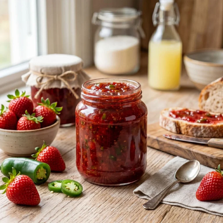 Strawberry Jalapeño Jam Recipe: Sweet, Spicy, and Full of Flavor