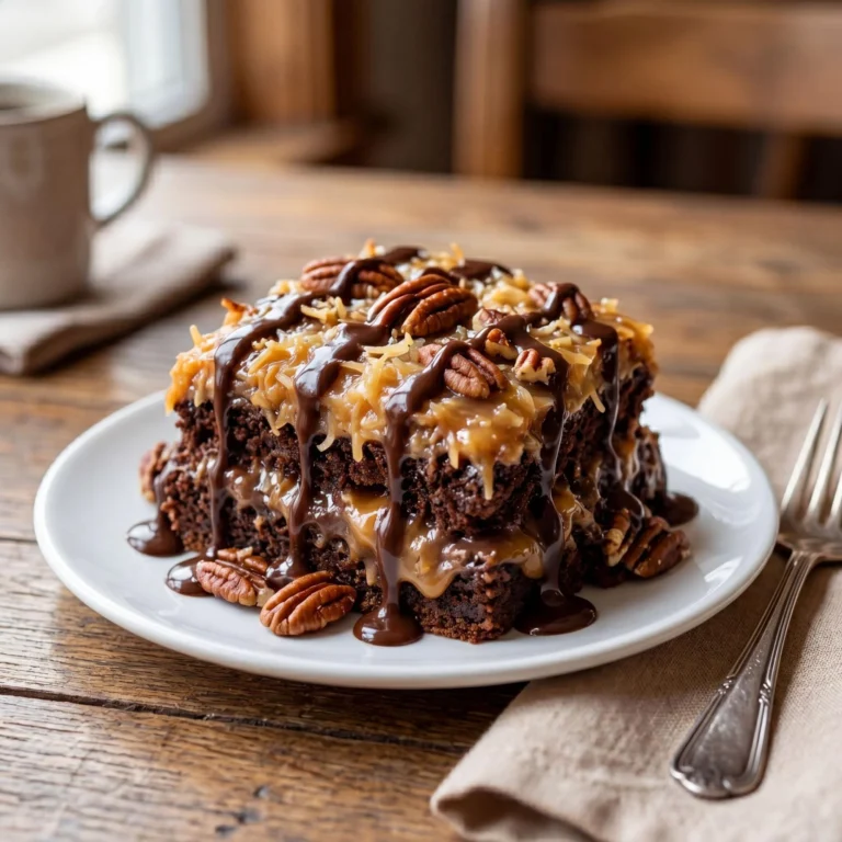 Easy German Chocolate Dump Cake Recipe: A Simple and Delicious Dessert with Rich Flavor