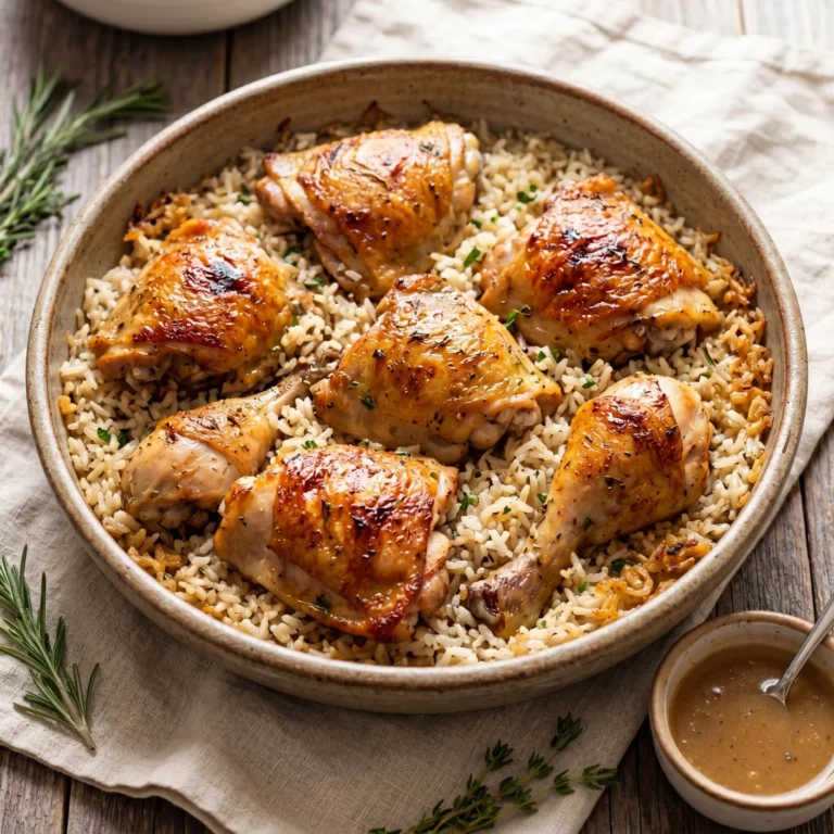 Chicken and Rice Baked in the Oven: Easy, Flavorful, and One-Pan Meal