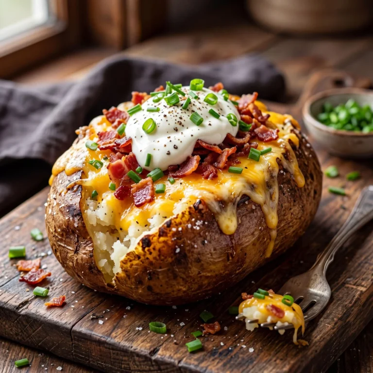 Healthy Loaded Baked Potato Recipe: A Comforting and Flavorful Dish