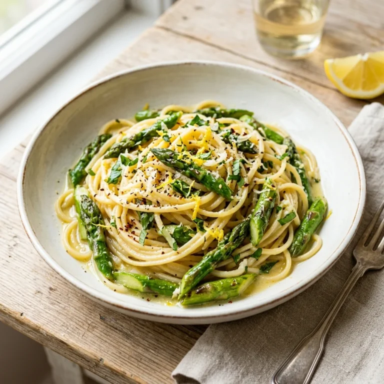 Easy Lemon Asparagus Pasta Recipe: A Fresh, Light, and Flavorful Dish