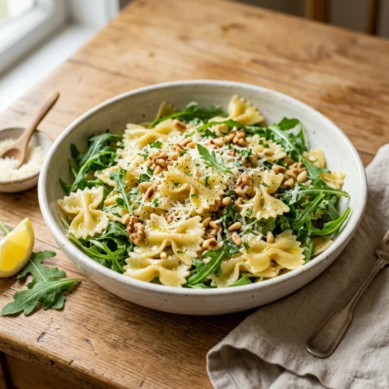 Easy Lemon Arugula Pasta Salad Recipe: A Light, Zesty, and Fresh Dish