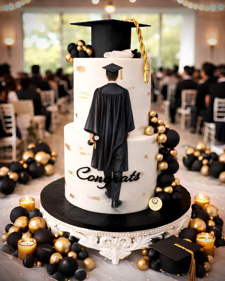 15 Elegant Graduation Cakes That Are Stunning, Sophisticated, and Actually Memorable