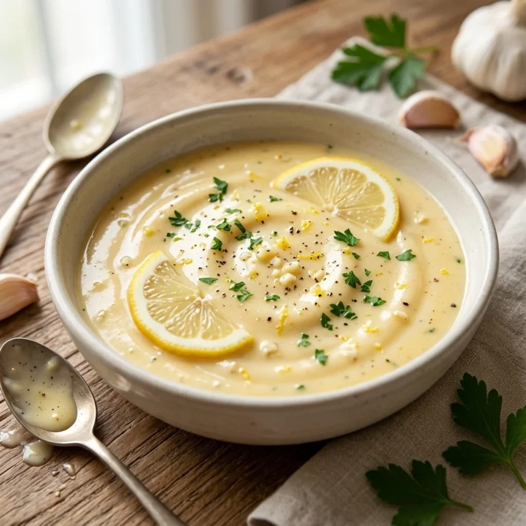 Easy Creamy Lemon Garlic Sauce Recipe: Smooth, Tangy, and Perfect for Everything
