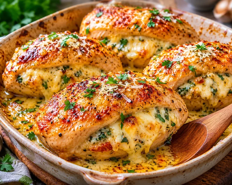 Fluffy Chicken Pillows with Creamy Parmesan Sauce | Easy Comfort Dinner Recipe